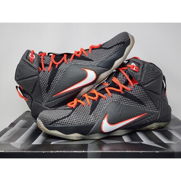 Nike LeBron 12 COURT VISION 684593-016 Size 11 WORN - Picture 1 of 8